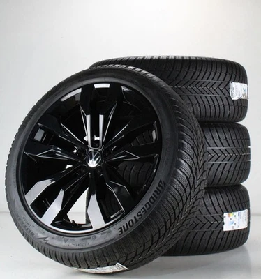 VW Touareg III & R Winterräder Bridgestone 21 Zoll Felgen Suzuka schw 760601025D - Bild 1 von 4