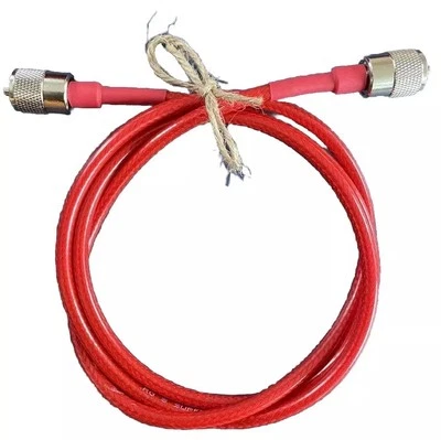 PEPES CB RADIO SHOP RG8 Super XX 4Foot CB Patch Lead Hand Made (Insane Quality CB Cable :) High PWR