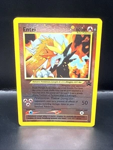 Pokemon Card - Entei #34 Black Star WOTC Movie Promo Reverse Holo A - Picture 1 of 6