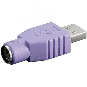 ADATTATORE USB MASCHIO - PS2 FEMMINA PER TASTIERA - Foto 1 di 2