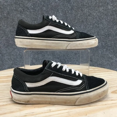 Vans Zapatos Mujer 6 Hombre 4.5 Old Skool Tenis Negro Con Cordones Parte Superior Baja 721277 Foto 1 de 4