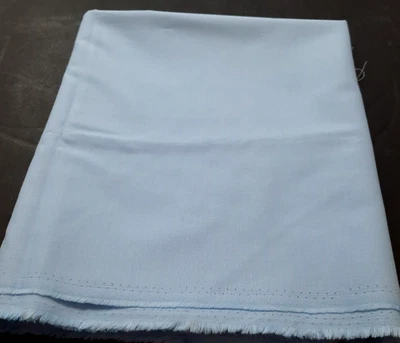 BTHY Blue Cotton Broadcloth Fabric  44" Wide Solid - Image 1 of 2