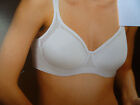 MARKS &amp; SPENCERS WHITE PINK BLACK WIRED PUSH UP HIGH IMPACT SPORTS BRA 30 B C D