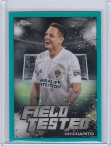 2022 Topps Chrome MLS Field Tested Aqua #8 Chicharito LA Galaxy/99 - Imagen 1 de 2