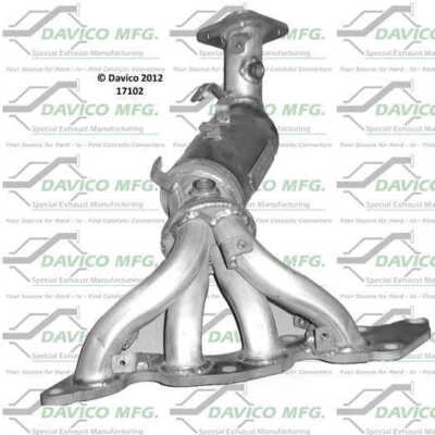 Catalytic Converter-Exact-Fit - Manifold Davico 17102 fits 03-08 Mazda 6 2.3L-L4 - Image 1 of 4