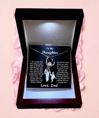 Collar A Mi Hija Cumpleaños/Aniversario/Regalo de Navidad para Esposa/Novia Foto 1 de 4