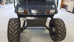 BLACK Front Bumper Shock Cover EZGO TXT/PDS Golf Cart 2013 -18 - Picture 1 of 2
