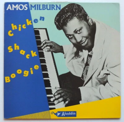  BLUES,PIANO BLUES // AMOS MILBURN Chicken Shack Boogie(1985) 33T-LP,MONO (FR)   - Photo 1/4
