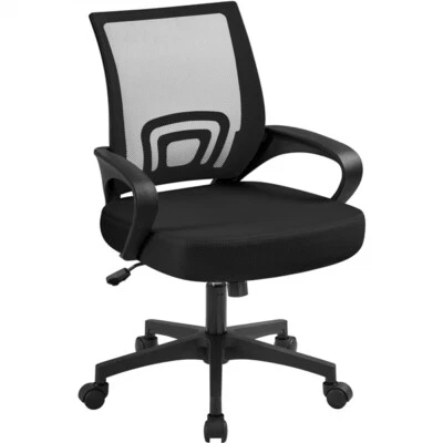 YAHEETECH Sedia Ufficio Scrivania Ergonomica Girevole Rotelle Reclinabile Rete Traspirante