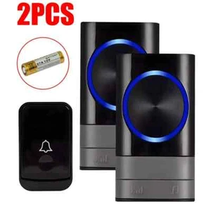 Wireless Door Bells Waterproof 1000ft Long Range Plug in Home Cordless Doorbell - Picture 1 of 20