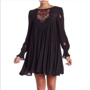 NWT Free People Women's Mohave Embroidered Mini Dress Size S #OS548 - Picture 1 of 7