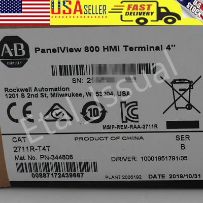 2022-2023 AB 2711R-T4T PANELVIEW 800 4.3-INCH HMI TERMINAL New • 325$