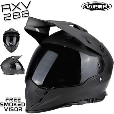 Viper RXV288 Casco integral moto Enduro Off Road Motocross Quad ECE Visera Humo - Imagen 1 de 4