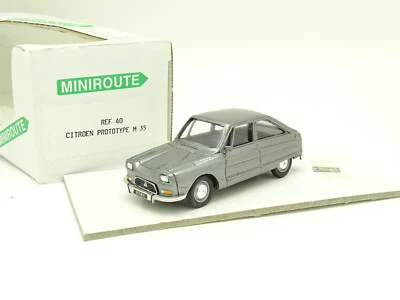 Miniroute Resina 1/43 - Citroen AMI 8 M35 Prototipo - Immagine 1 di 2