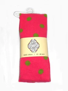 NWT MP Hot Pink Tights w/Green Dots Little Girls Toddler 2/3 3/4 5/6 Hanna - Picture 1 of 1