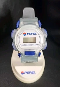 Vintage PEPSI Advertisement Digital Watch Shock Resistant Translucent - Picture 1 of 5