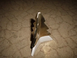 TANNENBAUM weiß/gold Weihnachtsbaum H 20 cm Dolomit modern zeitlos Tischdeko - Bild 1 von 3