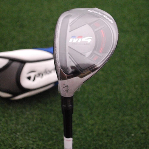TaylorMade M4 3h Rescue/Hybrid 19º LEFT HAND Atmos Red 7S Graphite Stiff NEW - Image 1 of 4