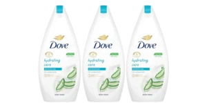 Dove Hydrating Care Duschgel, 3 x 450 ml, Aloe Vera & Birch Water - Bild 1 von 6