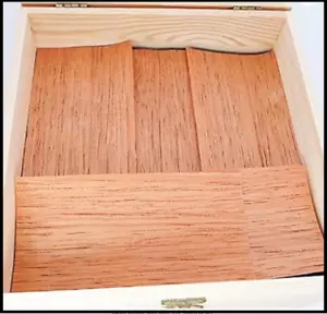 Spanish Cedar Sheets for Humidor, Spanish Cedar Wood Veneer Lumber Strip... - Picture 1 of 6