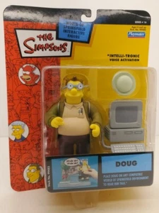 + Playmates 2004 The Simpsons Springfield Intelli-Tronic Doug Action Figure NIP - Picture 1 of 6