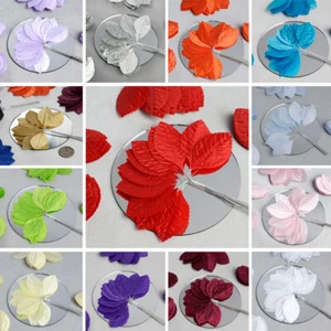 144 Stück Künstliche BLÄTTER - BASTELBEDARF Hochzeit GESCHENKE BLUMEN Deko - Bild 1 von 24