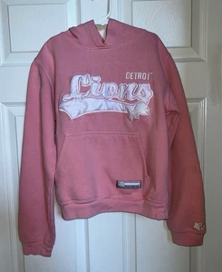 Detroit Lions NFL Youth Logo Pink Sweatshirt Hoodie - GRÖSSE SIEHE BESCHREIBUNG - Bild 1 von 4