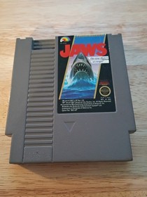 LJN Jaws NES Game Cartridge NTSC-U/C 1987