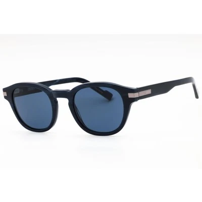 Gafas de sol Zeiss para hombre cuerno azul acetato forma ovalada marco de borde completo ZS23536S 462 Foto 1 de 2