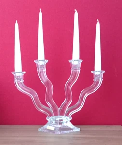 Nachtmann 4 Federbeine Bleikristall Kerzenständer Kristall #282 - Bild 1 von 4