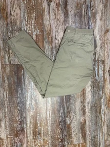 Mens Lululemon ABC Flat Front Khaki Pants Size 32x32 Stretch Golf - Picture 1 of 8