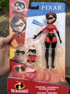 New The Incredibles ELASTIGIRL & JACK-JACK Figure Disney Pixar Mattel Posable - Picture 1 of 2