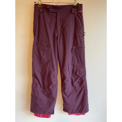 Pantalones de esquí snowboard Burton para niños talla XL púrpura impermeable aislado equipo para exteriores Foto 1 de 4