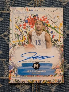 2024 Topps Motif Splatter Auto Jett Howard On Card Auto 16/25 - Picture 1 of 6