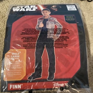 Star Wars The Force Awakens Boys Finn Costume Fancy Dress Size: Large 12-14 - Picture 1 of 4