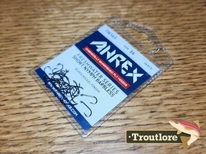 24 x AHREX FW563 #16 BARBLESS SHORT NYMPH FLY HOOKS NEW FLY TYING MATERIALS - Picture 1 of 5