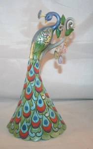 Statua pavone primavera Jim Shore Heartwood Creek "Spread Joy" 4051431 - senza scatola - Foto 1 di 5