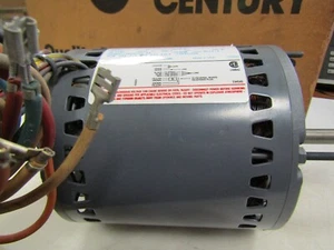 👀NEW CENTURY C744 1/2 HP ELECTRIC AC MOTOR 1100 RPM H48Y FR 1Ø 115V 7-165190-01 - Picture 1 of 6