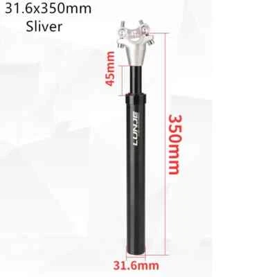 MTB Shock Absorber Seatpost 350mm Mountain Road Bike Adjustable Seat Tube - Image 1 of 4