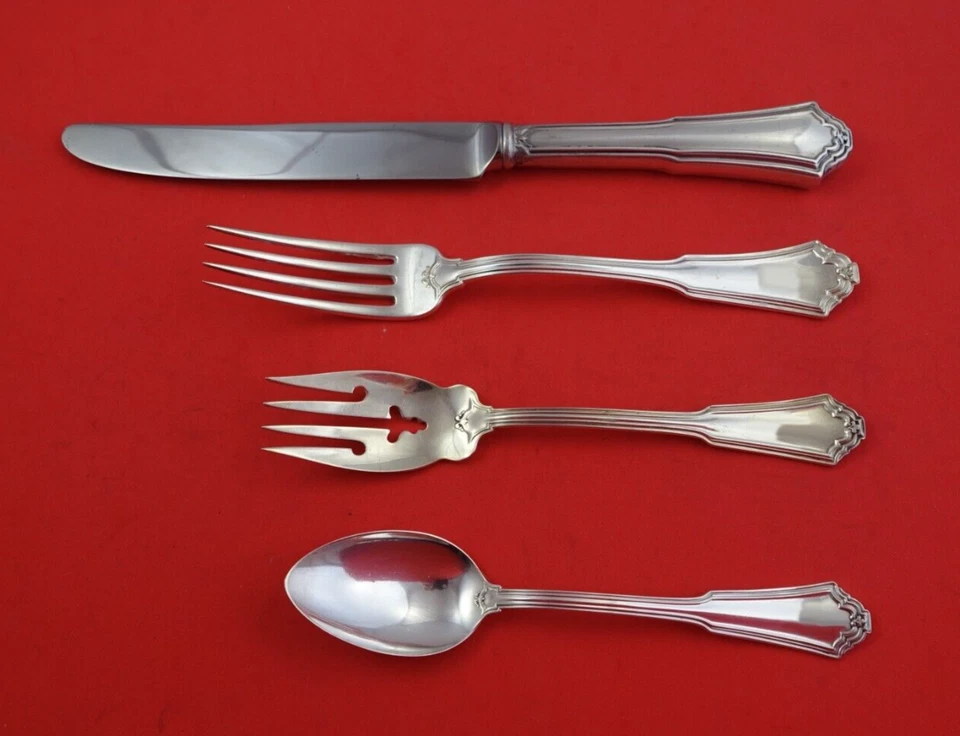 Jacobean by Reed and Barton Sterling Silver Regular Size Place Setting(s) 4pc - Image 1 of 3