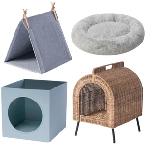 ikea UTSÅDD Cat House Soft Warm Sleeping Cute Kitten Bed New Modern Design - Picture 1 of 17