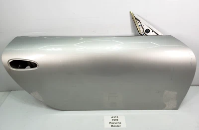 ✅97-05 OEM Porsche Boxster 986 911 puerta delantera derecha pasajero carcasa plateada NOTA* Foto 1 de 4