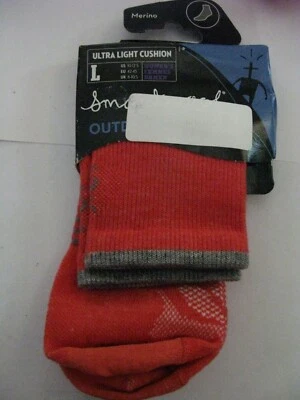 Smartwool Calcetines Mujer L Grande Lg Exterior Deporte Lana Merino Hibisco Mini UL Foto 1 de 2
