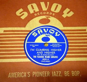 Gospel The Famous Ward Singers 78 I'M Arrampicata Higher And Higher Savoy 4059 E - Imagen 1 de 1