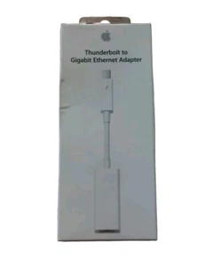 [NEW] MD463ZMA Official Apple Adapter Thunderbolt Ethernet/ 4547597800850 - Picture 1 of 5