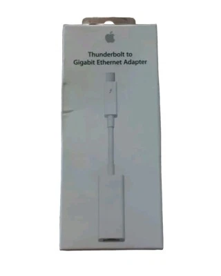 [NEW] MD463ZMA Official Apple Adapter Thunderbolt Ethernet/ 4547597800850 - Image 1 of 4