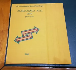 Elenco PAGINE GIALLE SIP 1980 ** ALESSANDRIA e ASTI ** Rarità (Versione De Luxe) - Bild 1 von 8