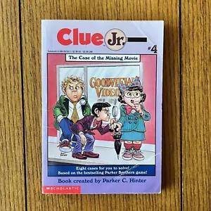 Clue Jr. #4 The Case Of The Missing Movie By Parker C Hinter Paperback - Picture 1 of 2