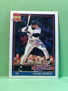 Frank Thomas 1991 Topps baseball card - Picture 1 of 1