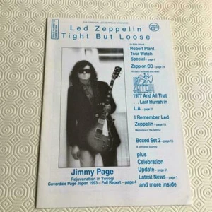 Led Zeppelin Fanzine / Magazin Tight But Loose Ausgabe 9 - Bild 1 von 12
